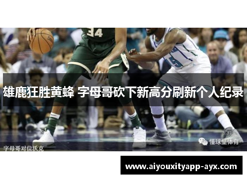 雄鹿狂胜黄蜂 字母哥砍下新高分刷新个人纪录